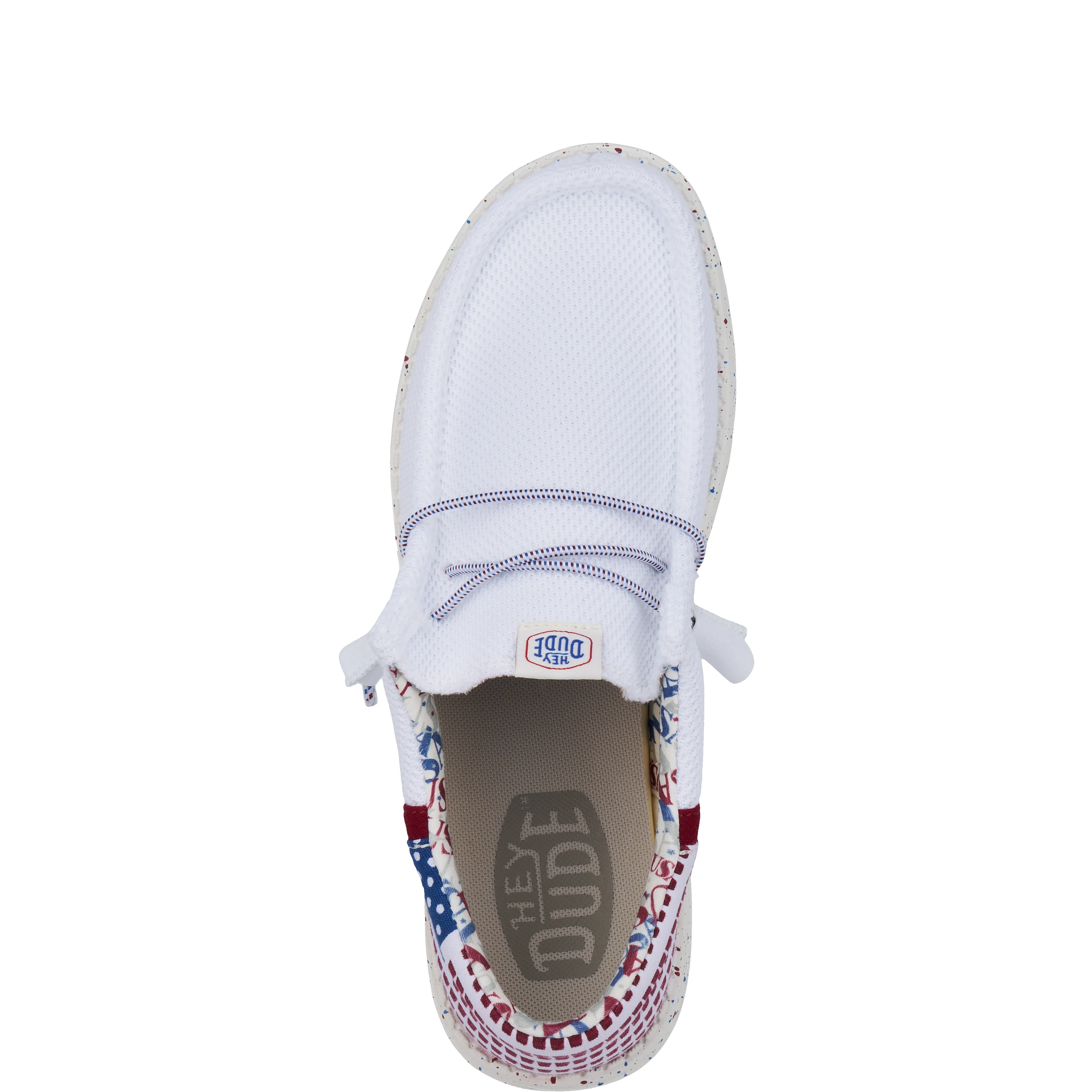 Wally Funk USA Party - White sold by Hey Dude product image thumbnail 4