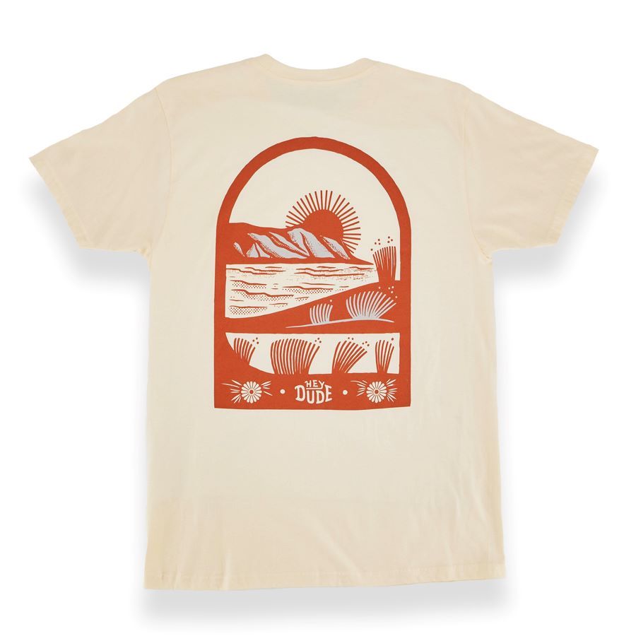 Jess Mudgett Arch Tee - Cream sold by Hey Dude product image thumbnail 3