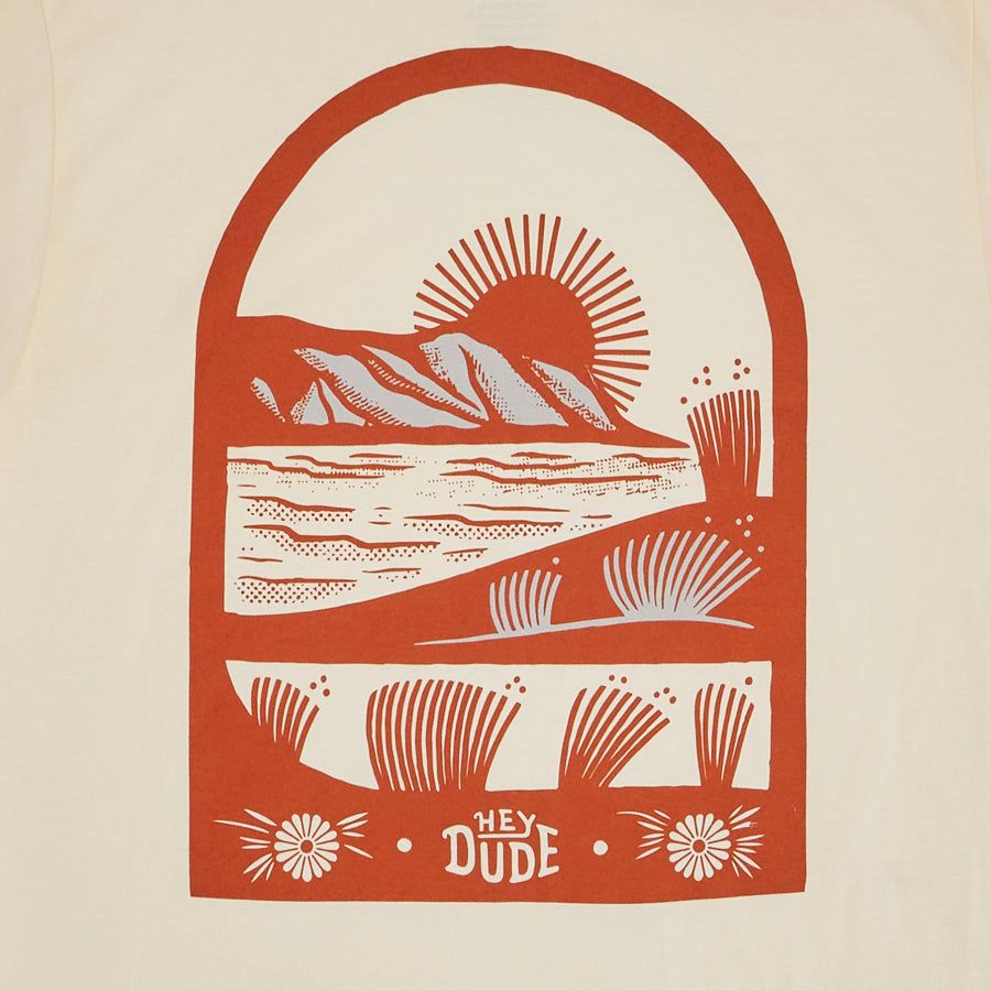 Jess Mudgett Arch Tee - Cream sold by Hey Dude product image thumbnail 4