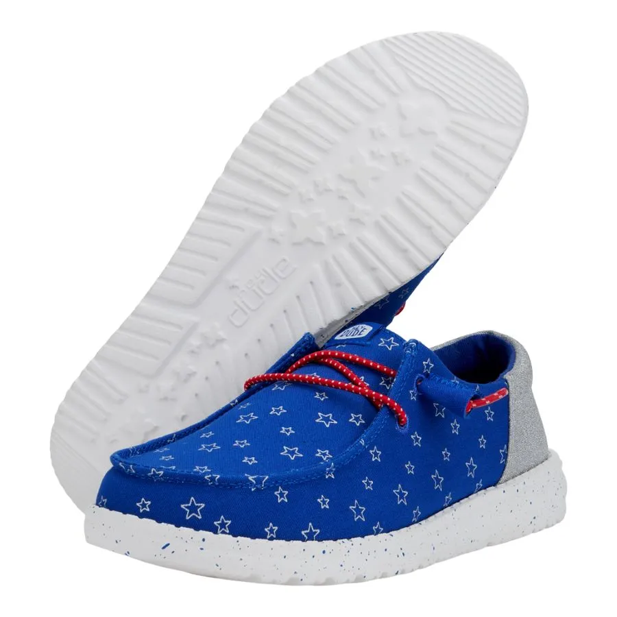 Wendy Funk Retro Americana - Varsity Blue/Silver sold by Hey Dude product image thumbnail 3