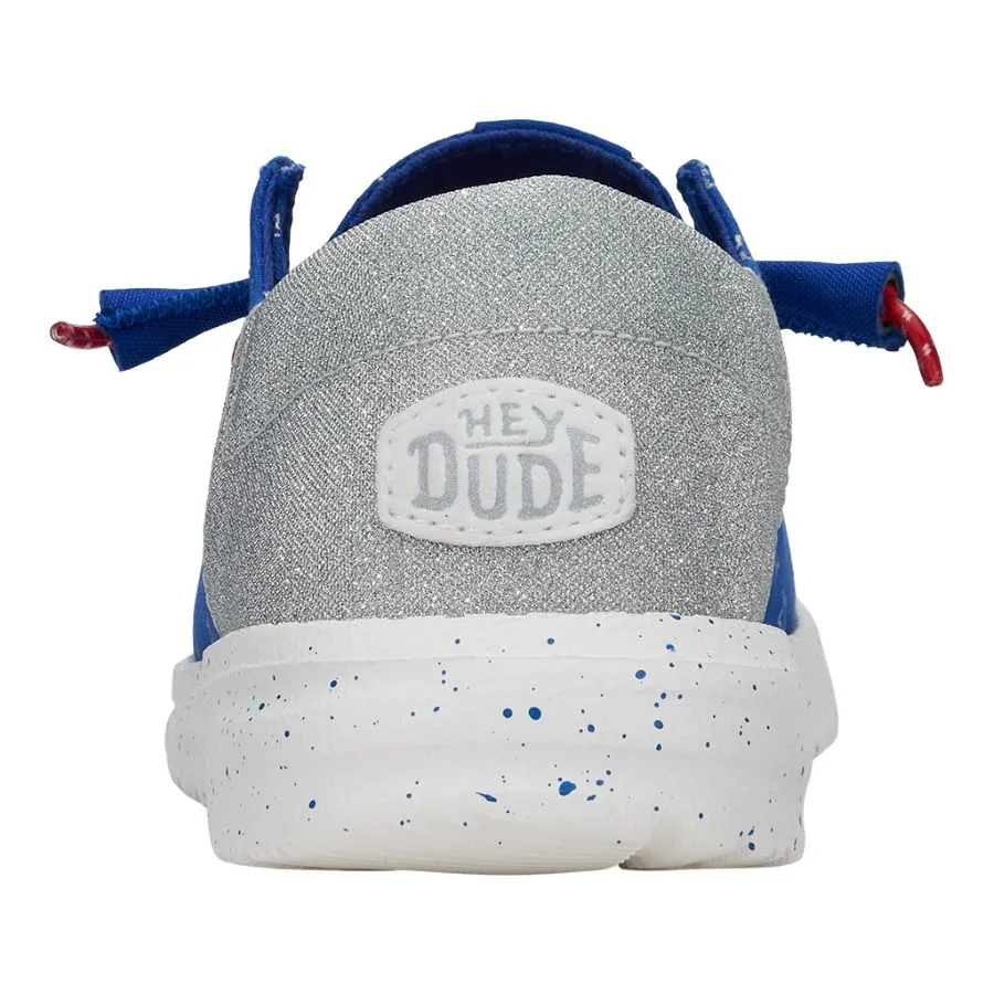 Wendy Funk Retro Americana - Varsity Blue/Silver sold by Hey Dude product image thumbnail 5