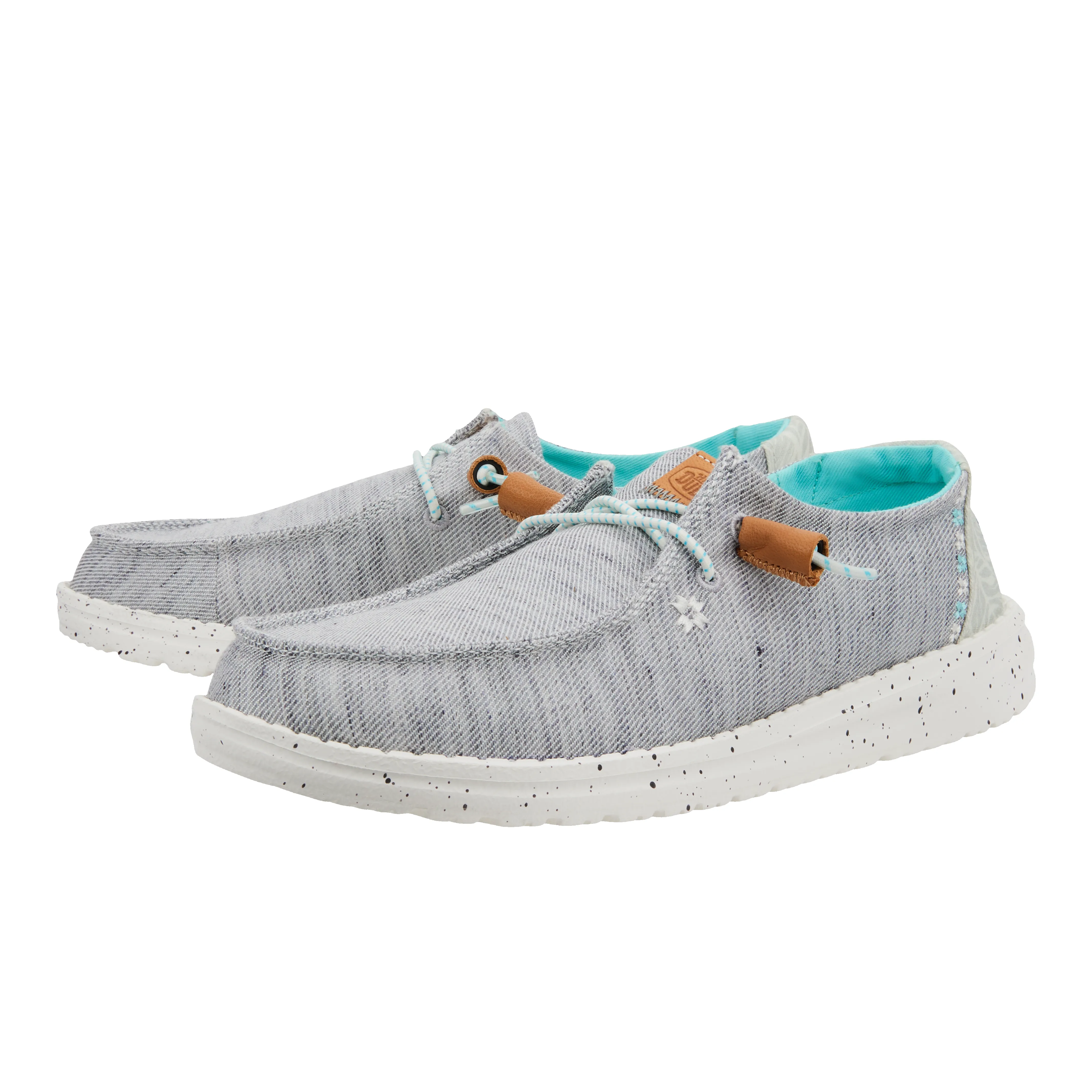 Wendy Heathered Slub Tropical - Grey sold by Hey Dude product image thumbnail 2