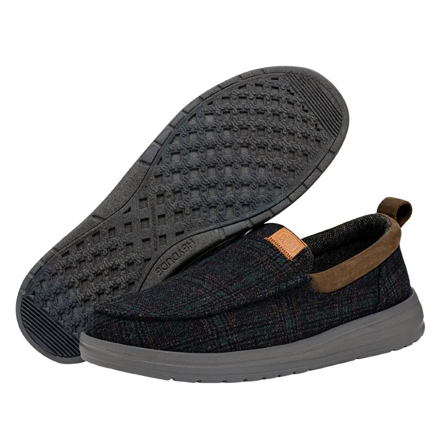 Wally Grip Moc Wool - Navy Plaid sold by Hey Dude product image thumbnail 3