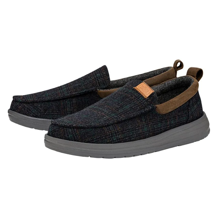 Wally Grip Moc Wool - Navy Plaid sold by Hey Dude product image thumbnail 2