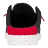 Wally Slip Varsity - Black/Red sold by Hey Dude