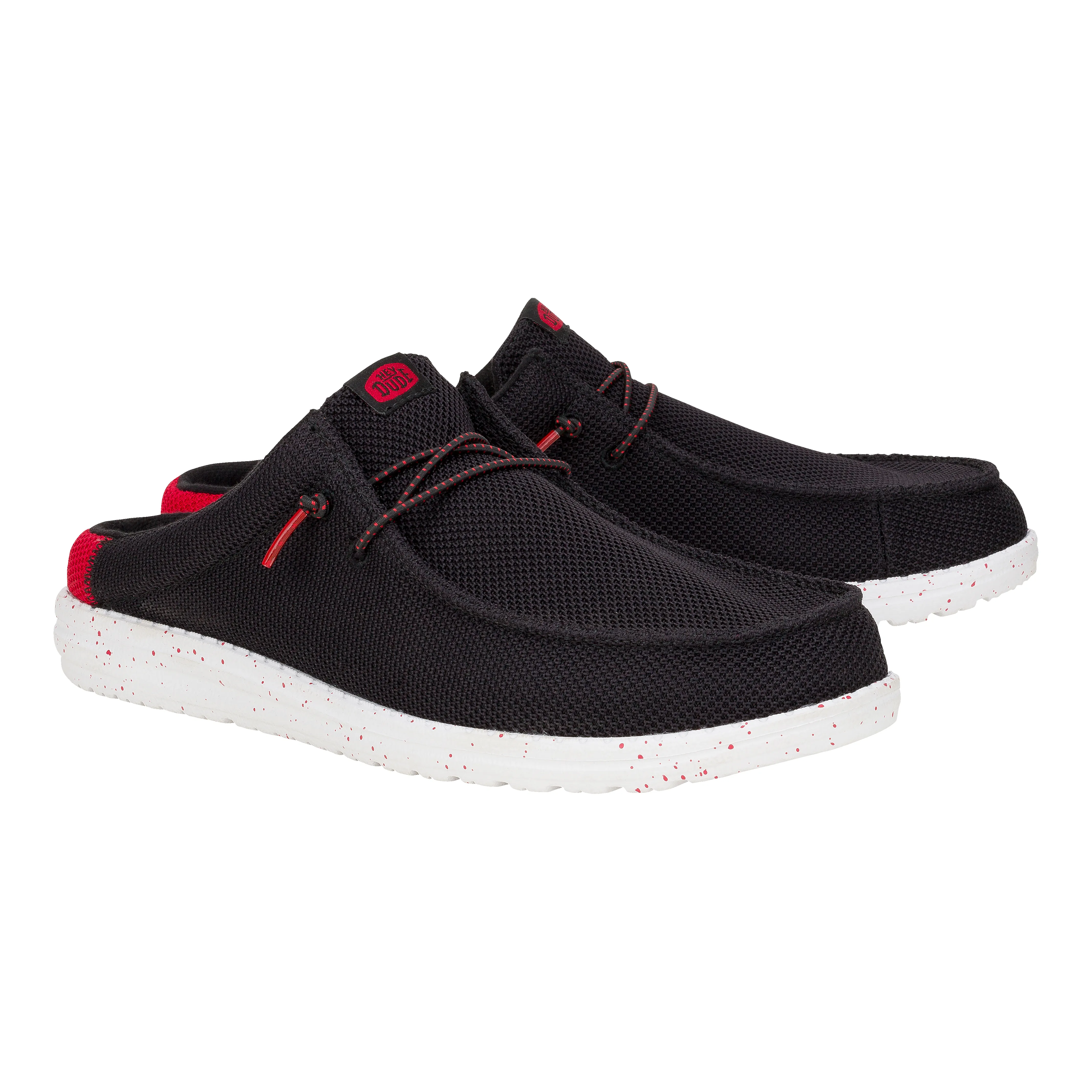 Wally Slip Varsity - Black/Red sold by Hey Dude product image thumbnail 2