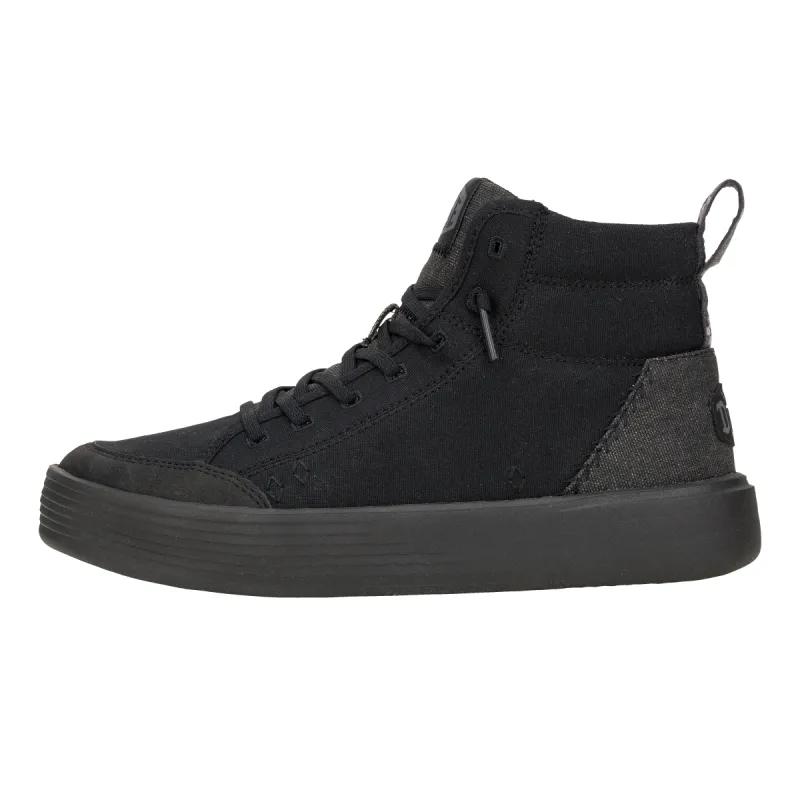 Cody Hi Womens Canvas - Black/Black sold by Hey Dude