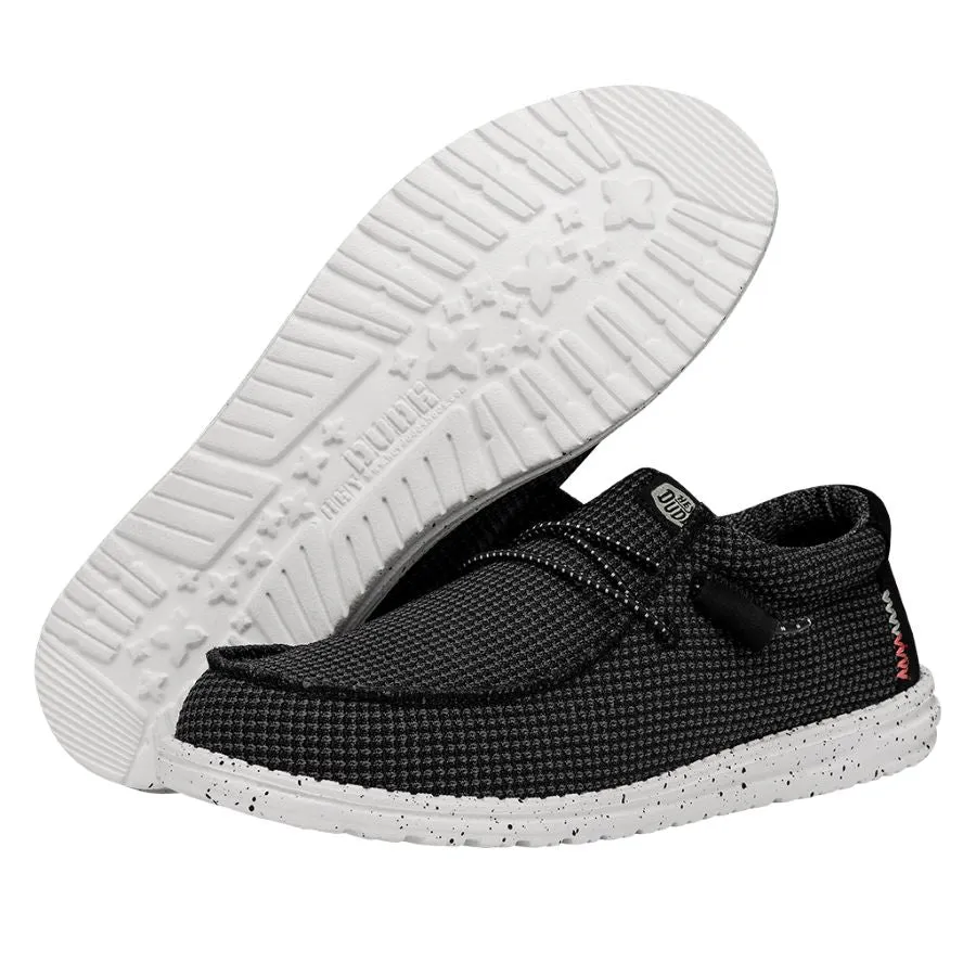 Wally Sport Mesh - Black/White sold by Hey Dude product image thumbnail 3