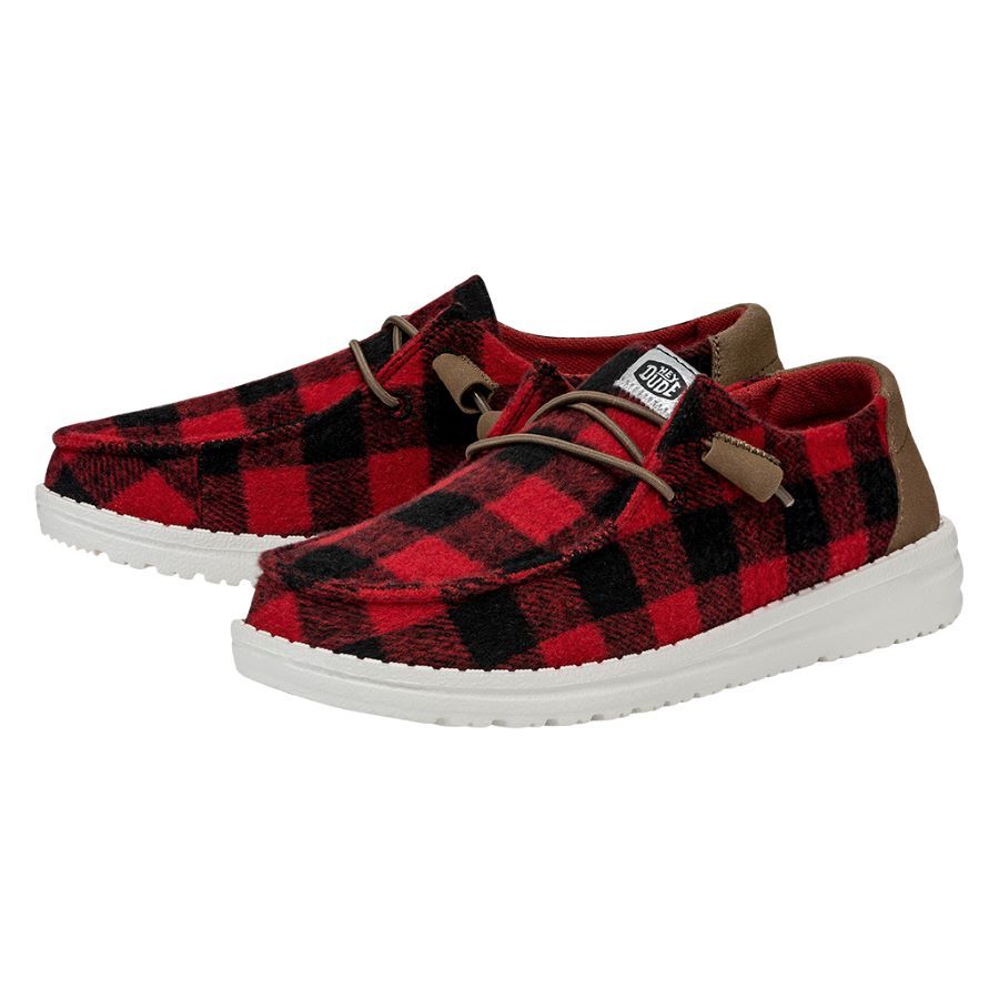 Wendy Buffalo Plaid - Red and Black Plaid sold by Hey Dude product image thumbnail 2