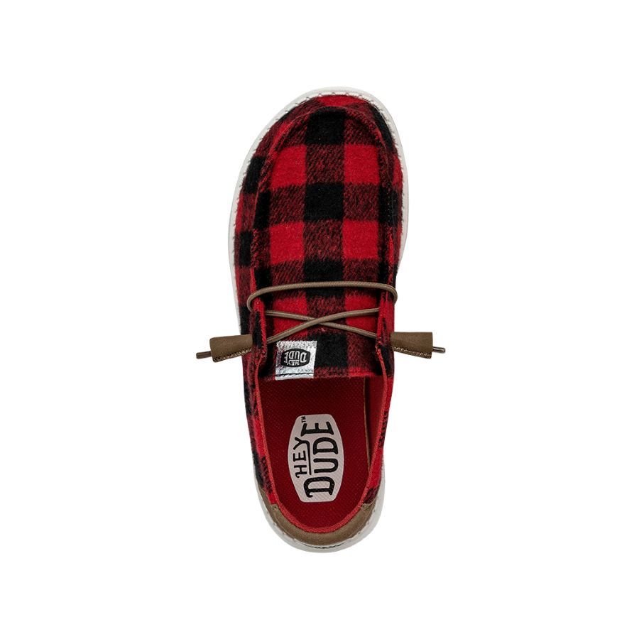 Wendy Buffalo Plaid - Red and Black Plaid sold by Hey Dude product image thumbnail 6