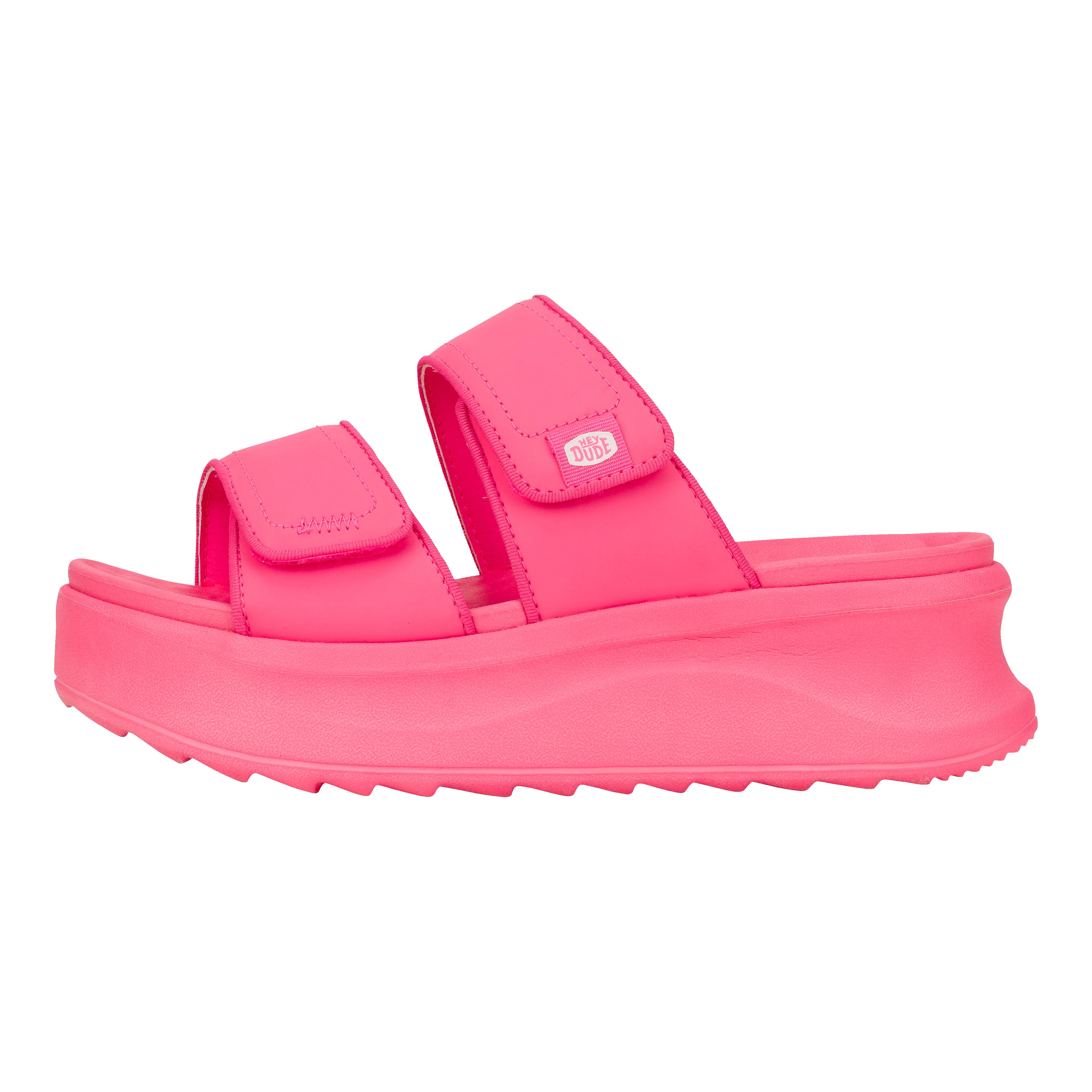 Delray Slide Mono - Electric Pink sold by Hey Dude