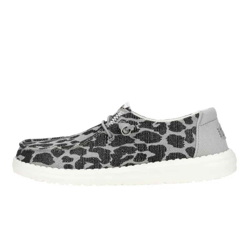 Wendy Leopard Sparkle - Black/Grey sold by Hey Dude