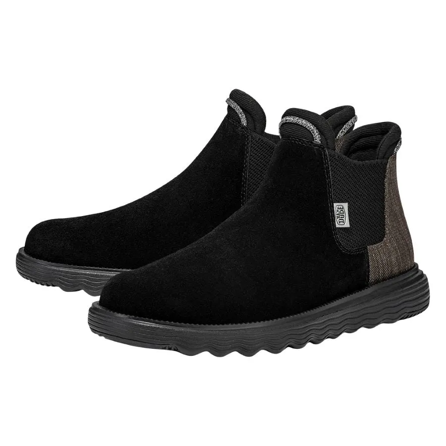 Branson Boot Suede - Black/Black sold by Hey Dude product image thumbnail 2