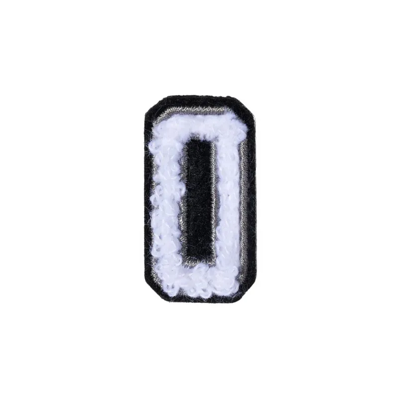 Letter O Patch - O Black/White sold by Hey Dude