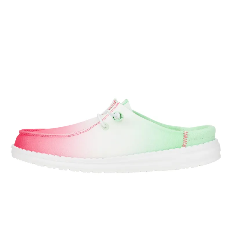 Wendy Slip Ombre Pop - Red/Green sold by Hey Dude