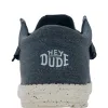 Wally Funk Stretch Canvas - Blue sold by Hey Dude