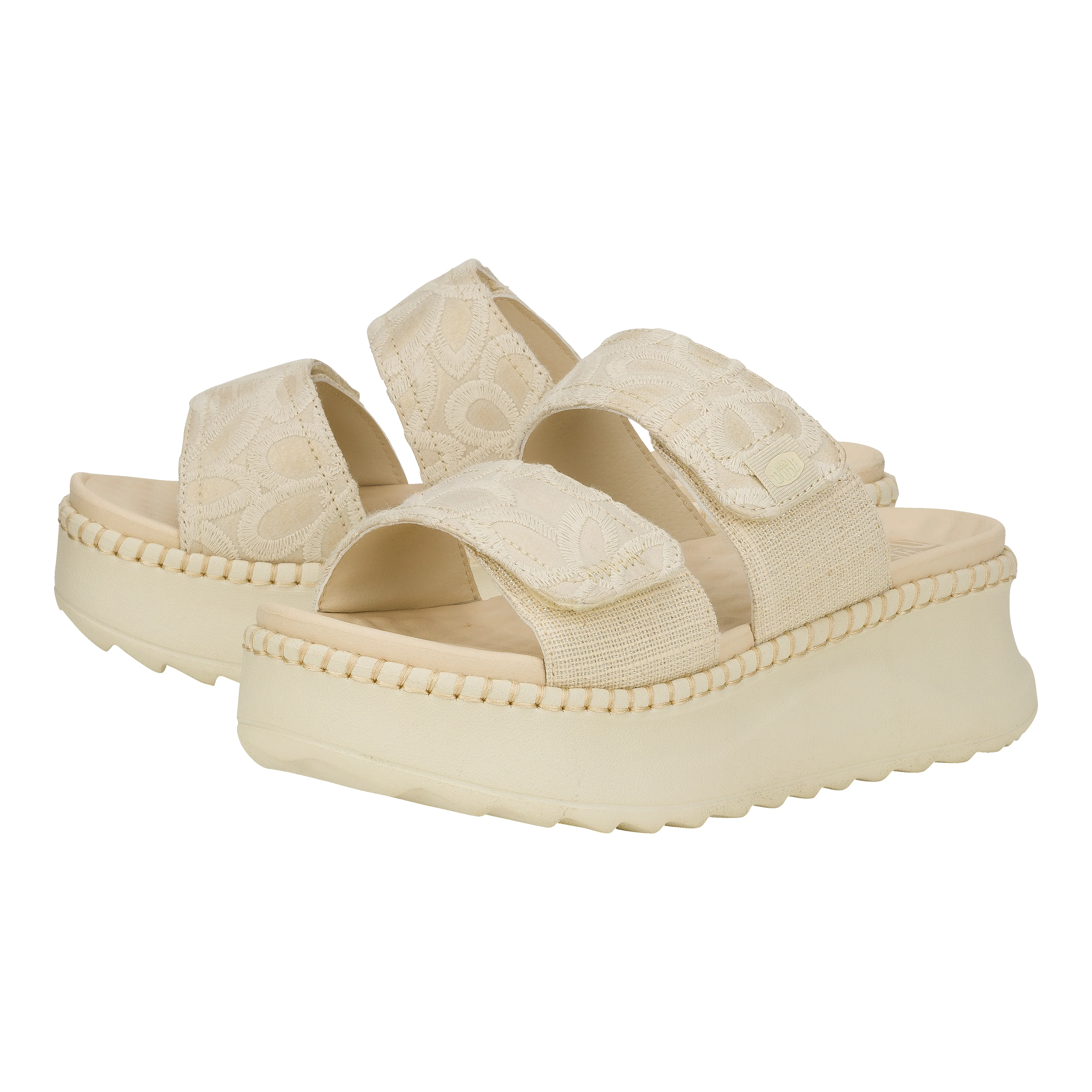 Delray Slide Whipstitch - Natural White sold by Hey Dude product image thumbnail 2