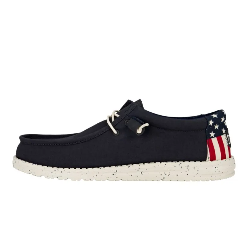 Wally Americana - Navy White sold by Hey Dude