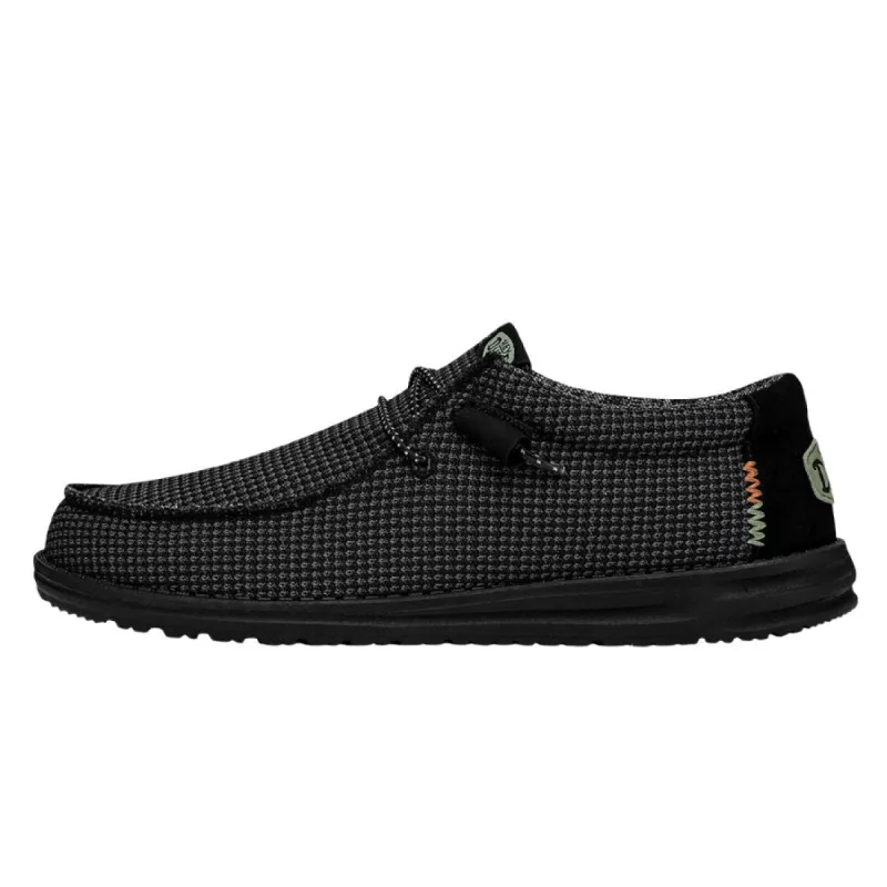 Wally Sport Mesh - Black/Black sold by Hey Dude