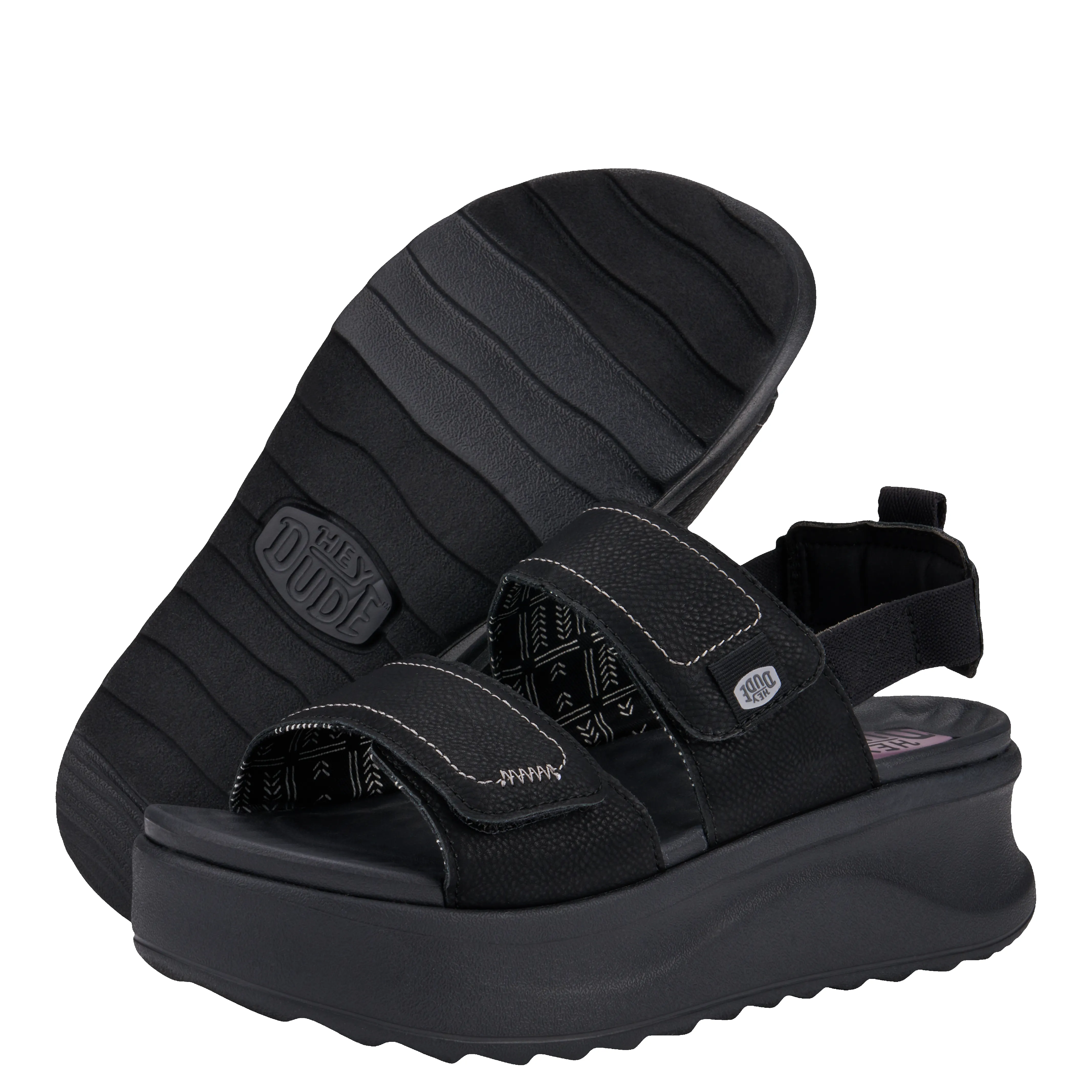 Delray Sandal Classic - Black/Black sold by Hey Dude product image thumbnail 3