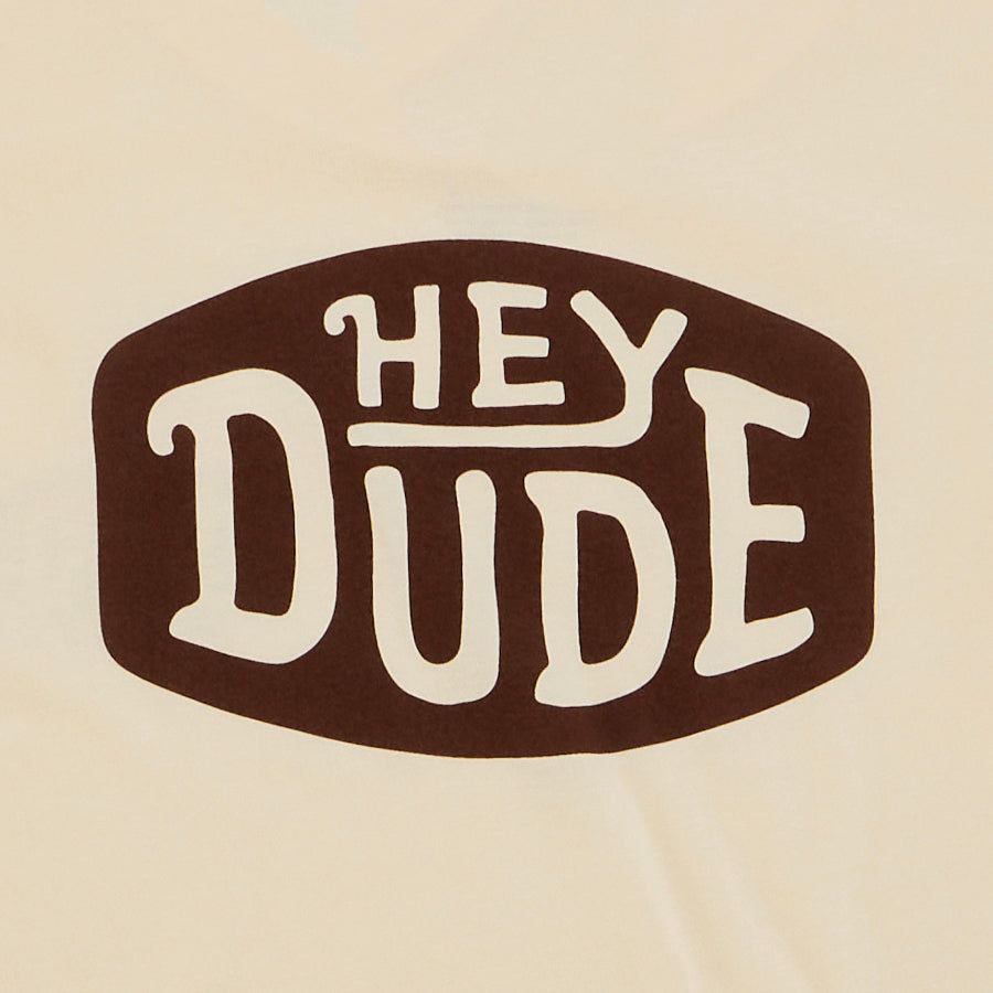 Women's Logo Tee - Cream sold by Hey Dude product image thumbnail 3