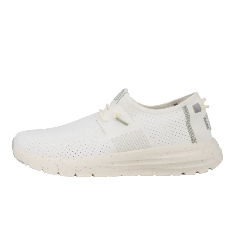 Sirocco  Perf Mesh - White/White sold by Hey Dude