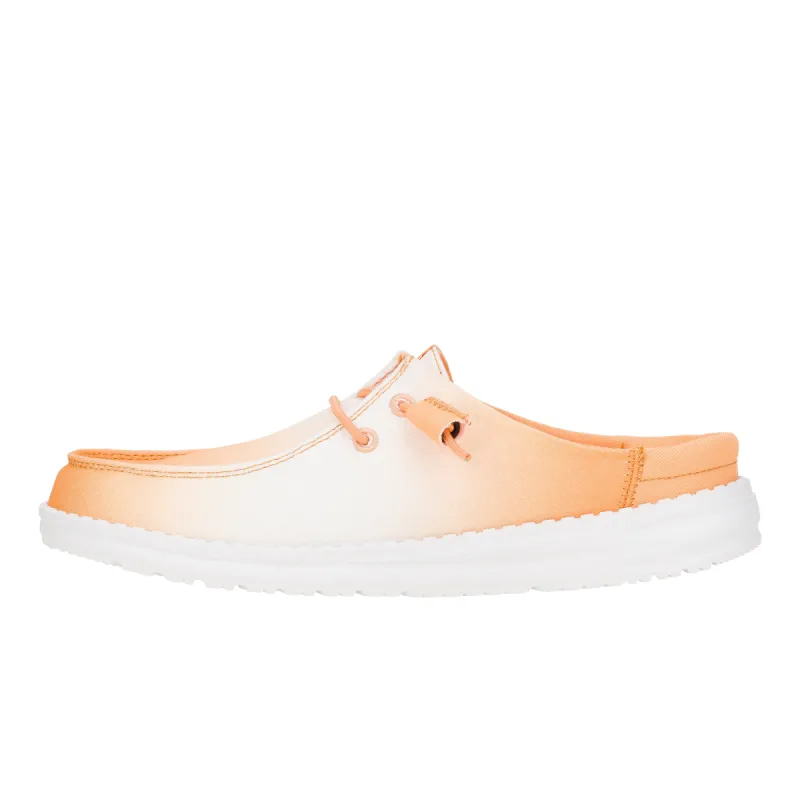 Wendy Slip Ombre Pop - Orange/White sold by Hey Dude
