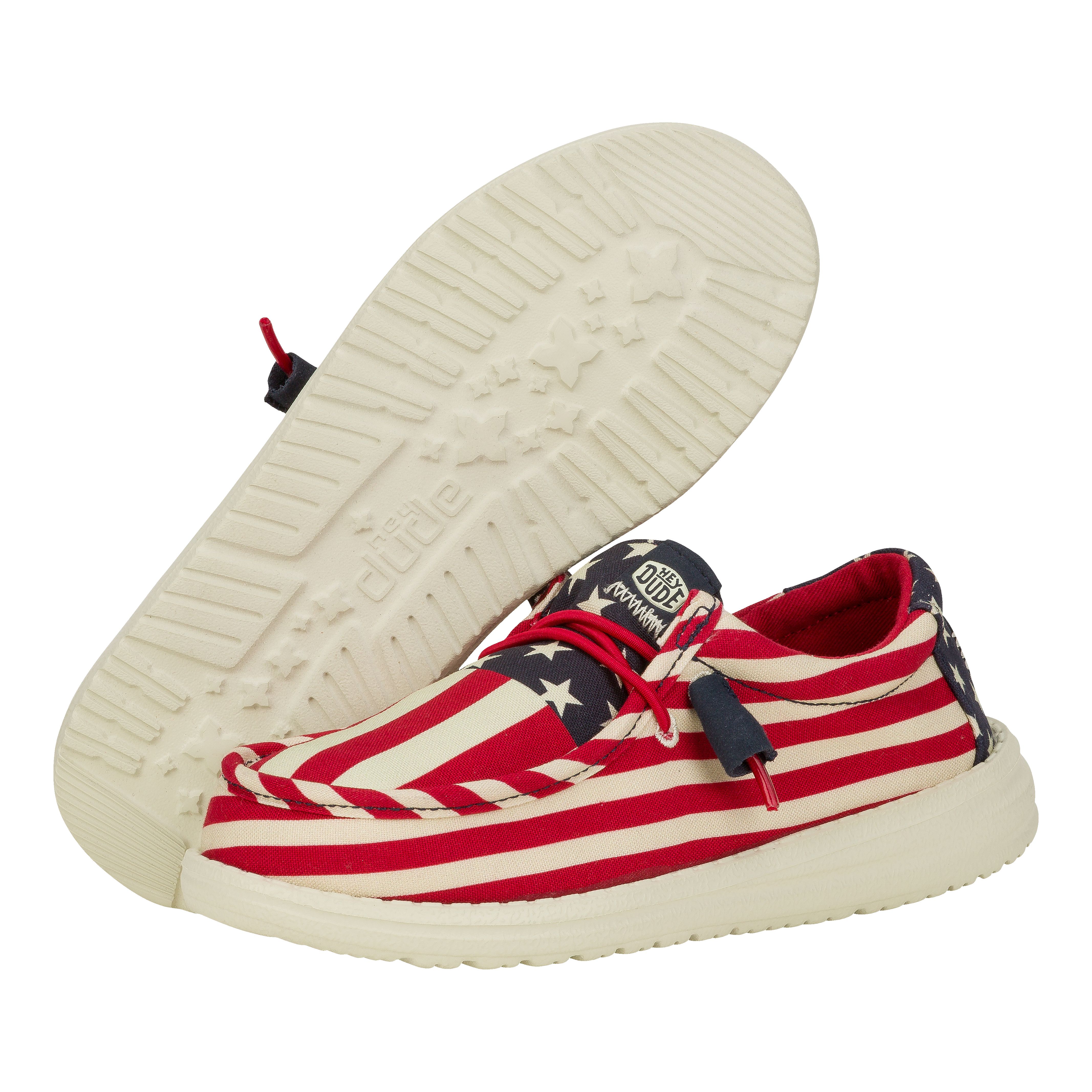 Wally Youth Americana - American Flag sold by Hey Dude product image thumbnail 3