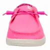 Wendy Stretch Canvas - Neon Pink sold by Hey Dude