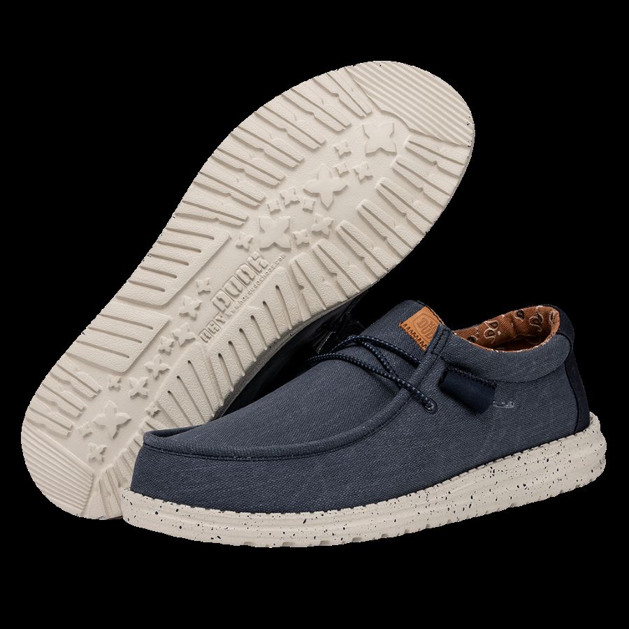 Wally Washed Canvas - Navy sold by Hey Dude product image thumbnail 3