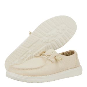 Wendy Stretch Canvas - Off White sold by Hey Dude