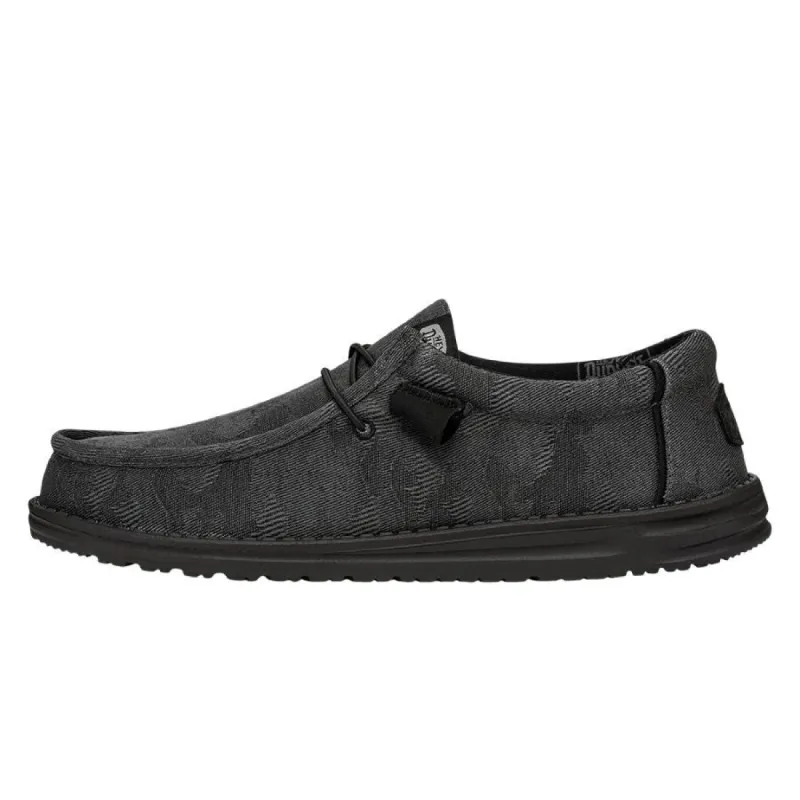 Wally Black Camo - Multi Black sold by Hey Dude