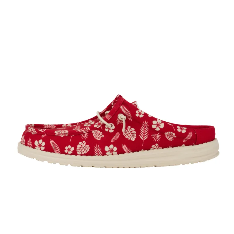 Wally Slip Luau - Varsity Red/Multi sold by Hey Dude