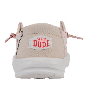 Wendy Youth Hearts - White/Red sold by Hey Dude