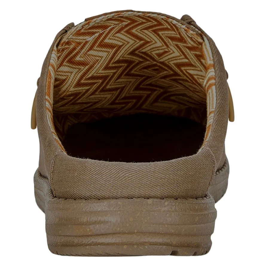 Wally Slip Stretch Canvas - Walnut sold by Hey Dude product image thumbnail 5