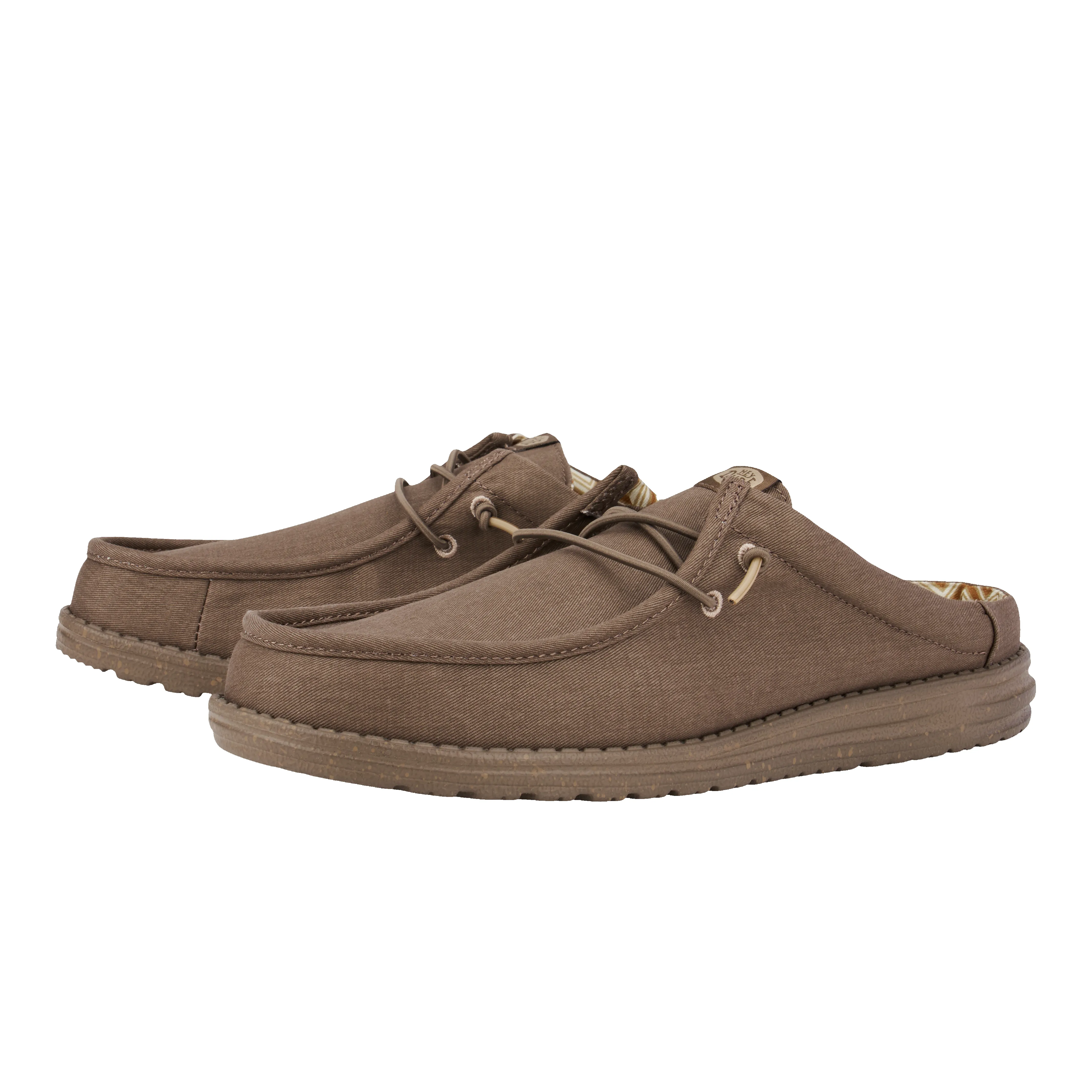 Wally Slip Stretch Canvas - Walnut sold by Hey Dude product image thumbnail 3