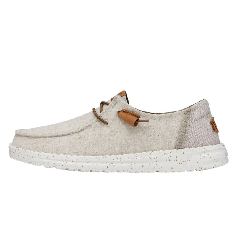 Wendy Washed Canvas - Cream sold by Hey Dude