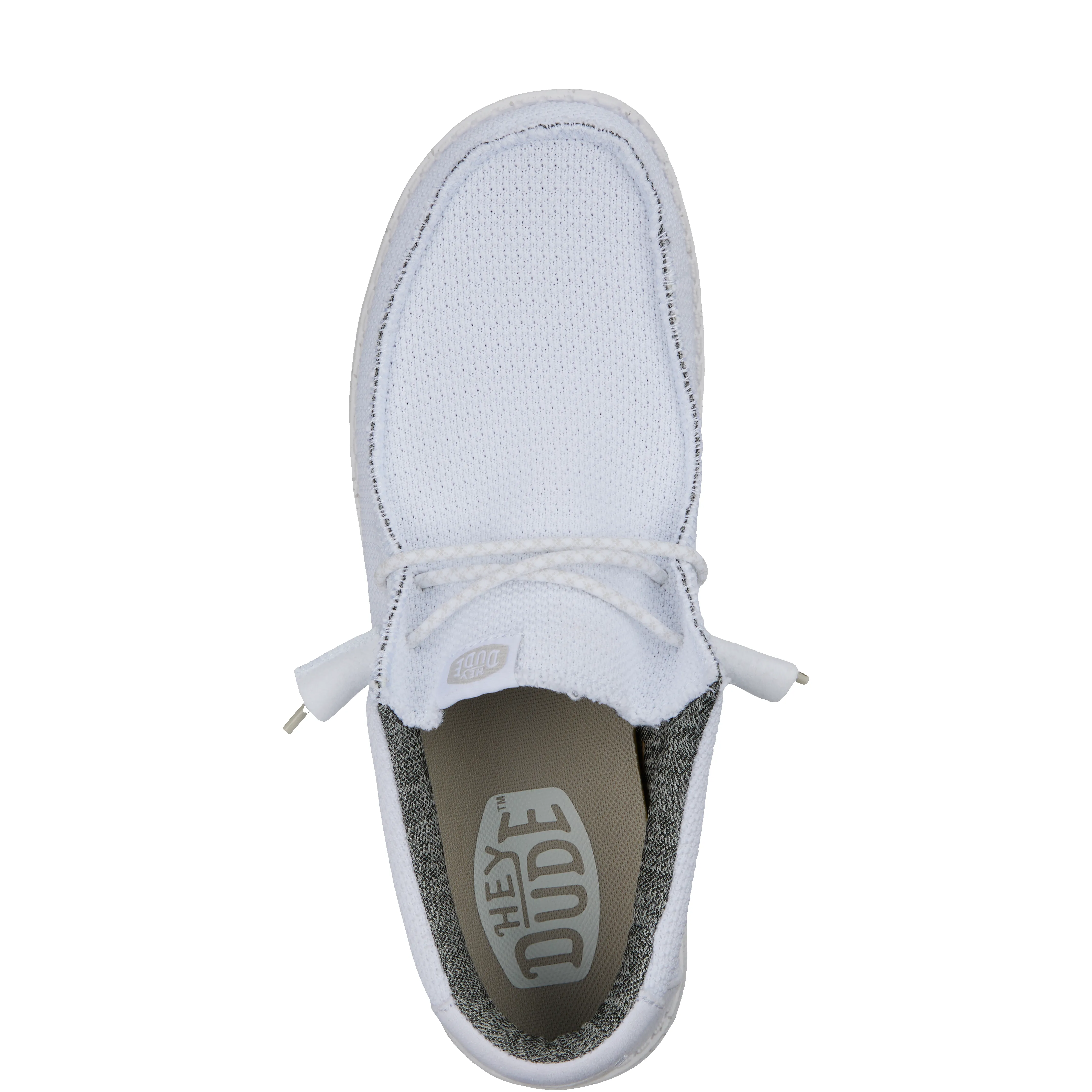 Wally Sport Mesh Wide - White/White sold by Hey Dude product image thumbnail 5