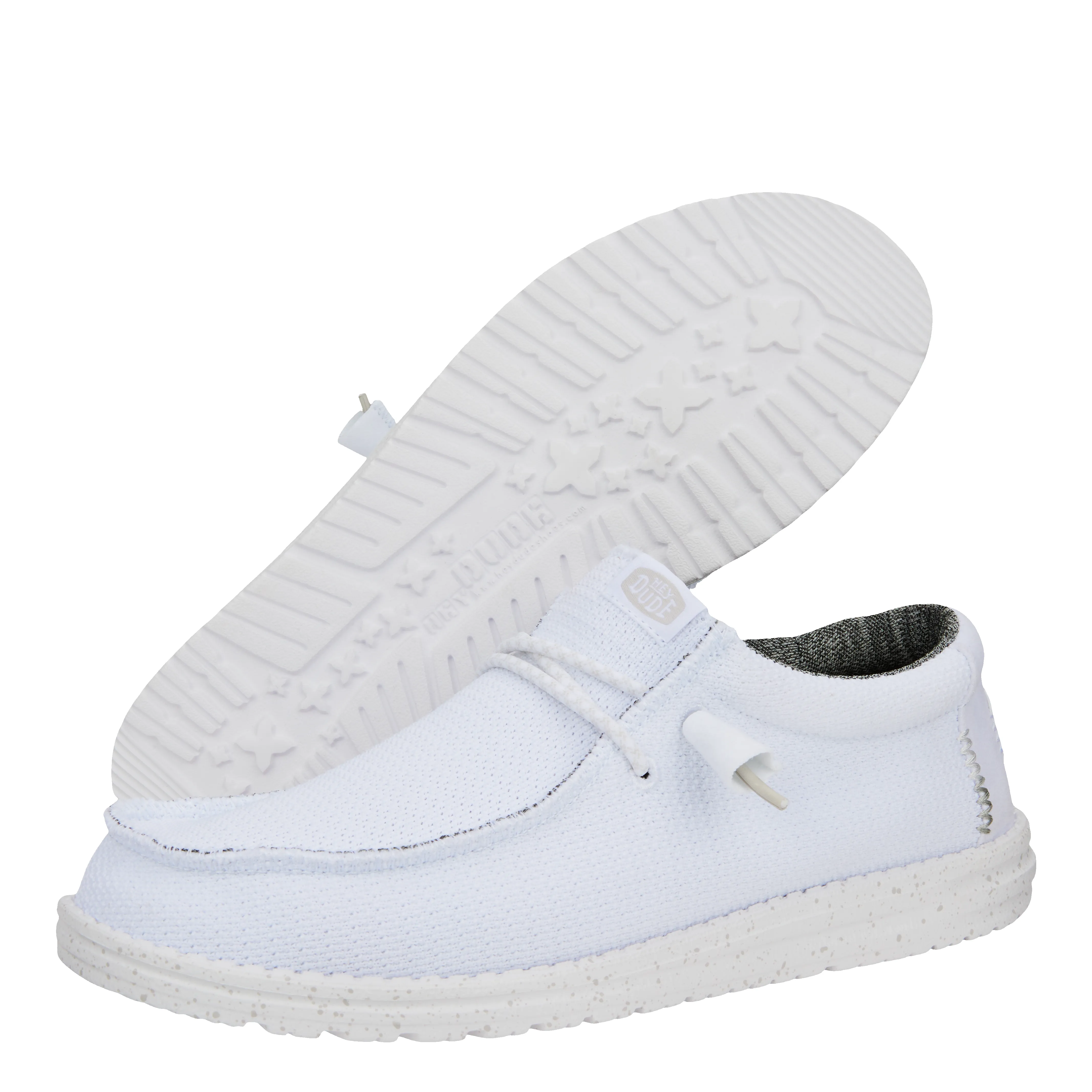 Wally Sport Mesh Wide - White/White sold by Hey Dude product image thumbnail 2