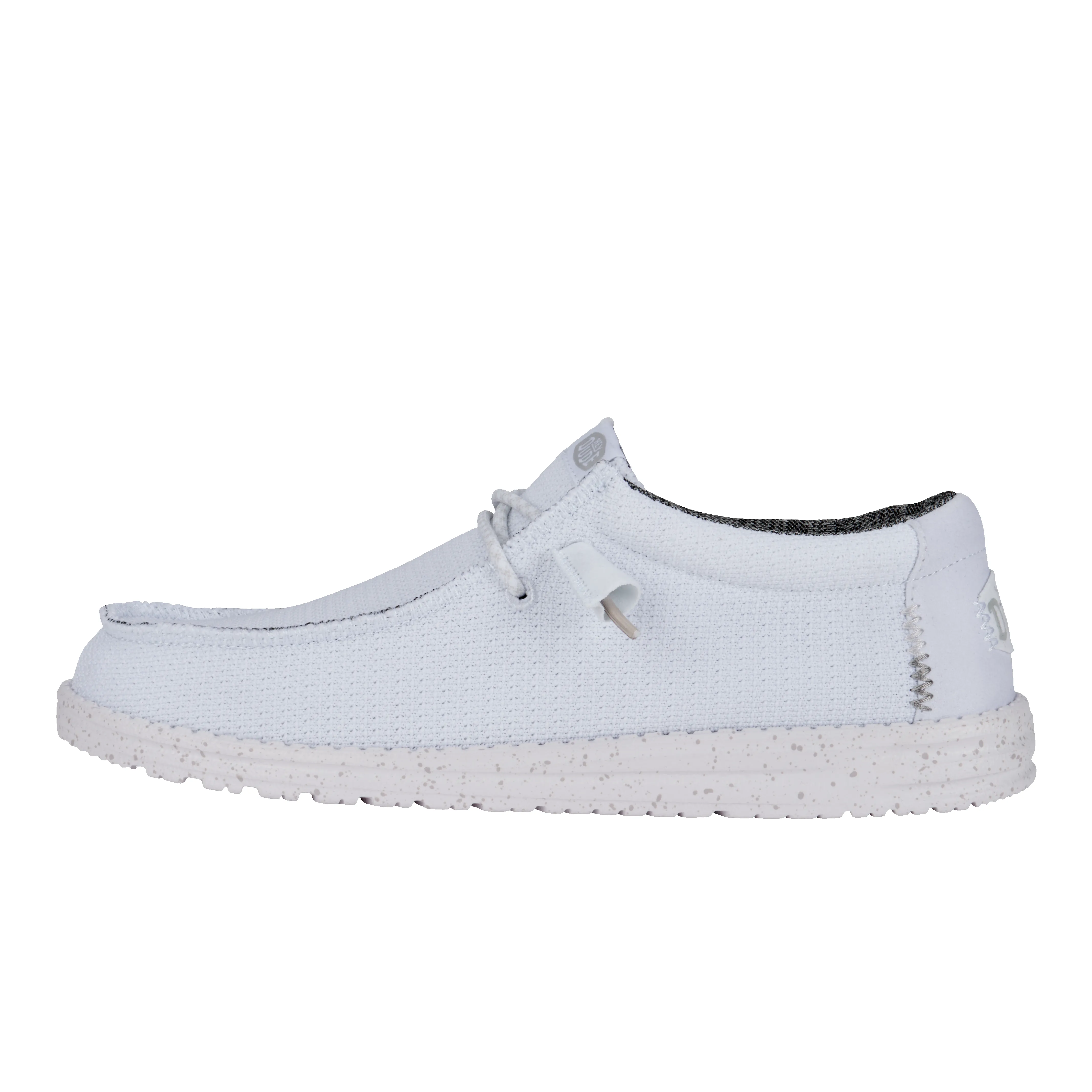 Wally Sport Mesh Wide - White/White sold by Hey Dude