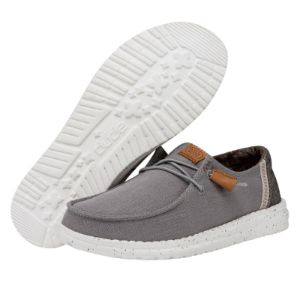 Wendy Washed Canvas - Grey sold by Hey Dude
