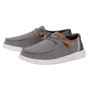 Wendy Washed Canvas - Grey sold by Hey Dude