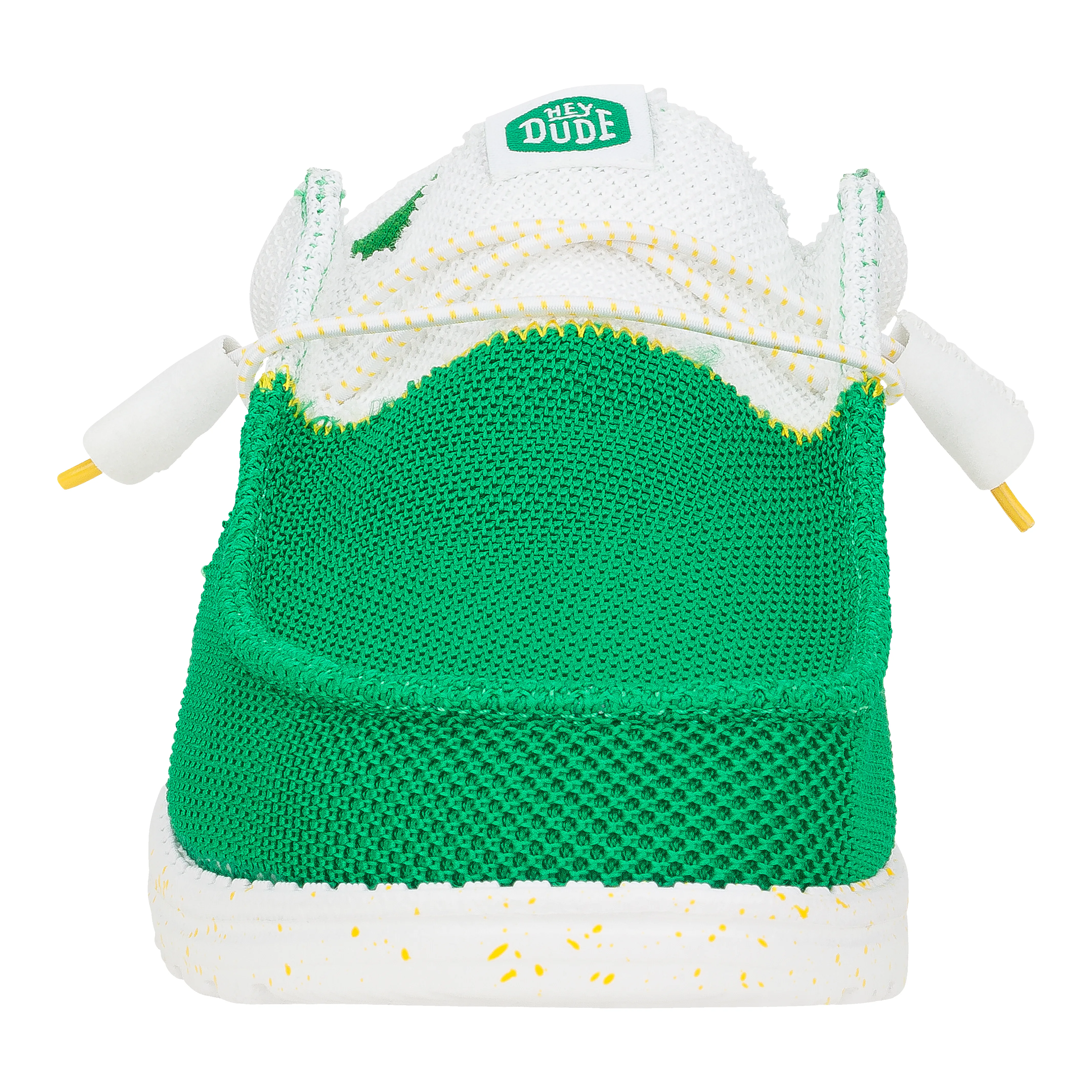 Wally Tri Varsity Mesh - White/Green sold by Hey Dude product image thumbnail 4