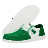 Wally Tri Varsity Sport Mesh - Deep Green/White sold by Hey Dude