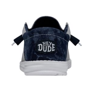 Wally Funk Tie Dye - Indigo sold by Hey Dude