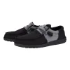 Wally Tri Varsity Sport Mesh - Black/Grey sold by Hey Dude