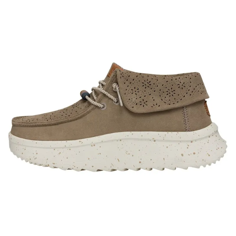 Wendy Peak Fold Boot Suede - Brown made by Hey Dude