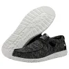 Wally Sox Stitch Wide - Black White sold by Hey Dude