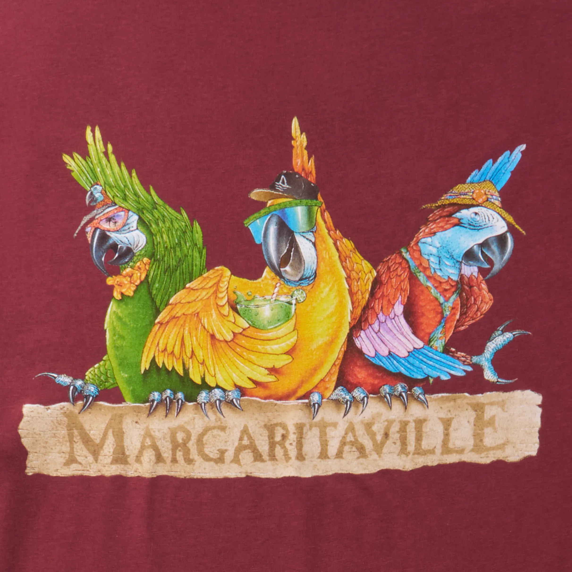 Margaritaville Parrot Tee - Red sold by Hey Dude product image thumbnail 2