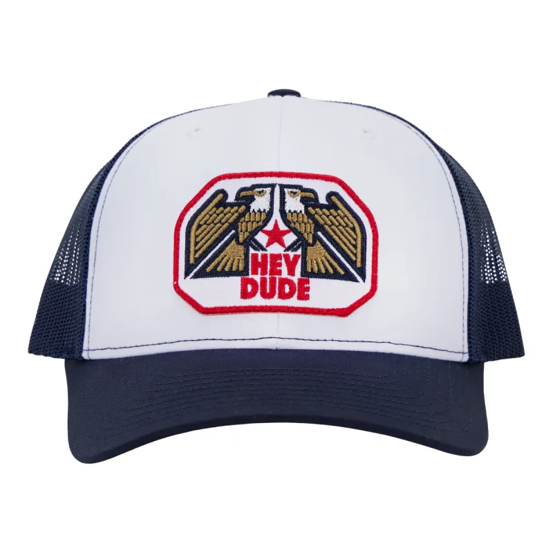 Eagle Trucker - Navy/White sold by Hey Dude